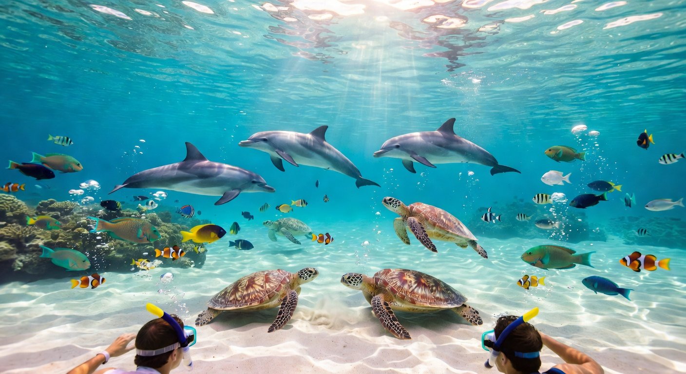 Dolphins & Turtles Snorkeling